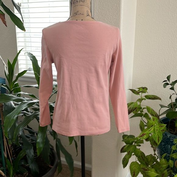 NWOT St. John’s Bay Women's Long Sleeve Scoopneck - Picture 2 of 6